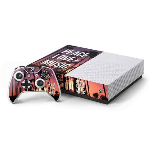 Peace Love And Music Xbox One S Console and Controller Bundle Skin