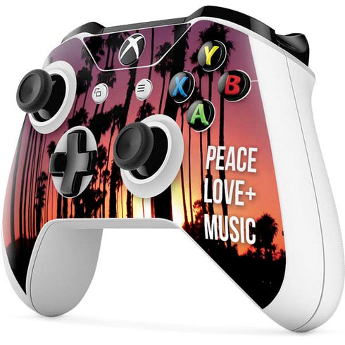 Peace Love And Music Xbox One S Controller Skin