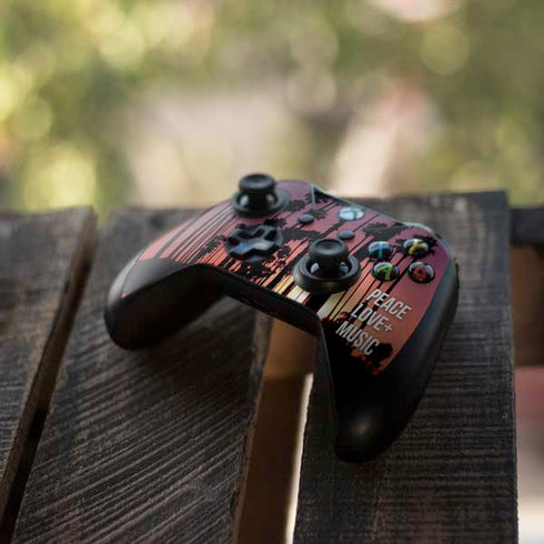 Peace Love And Music Xbox One X Controller Skin