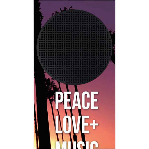 Peace Love And Music Xbox Series S Console Skin