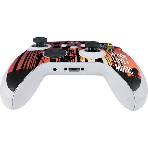 Peace Love And Music Xbox Series S Controller Skin