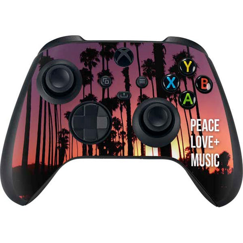 Peace Love And Music Xbox Series X Controller Skin