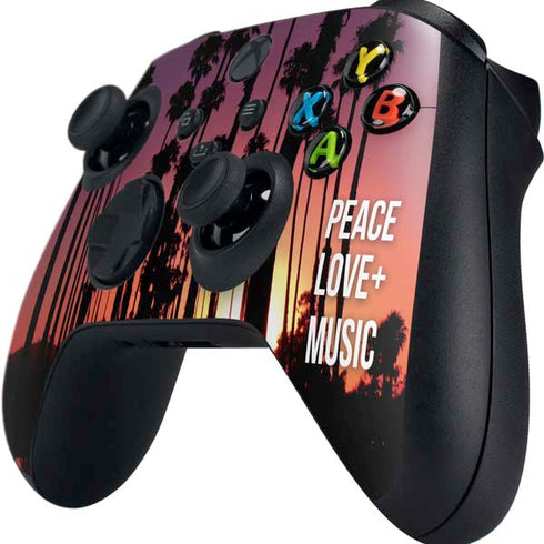 Peace Love And Music Xbox Series X Controller Skin
