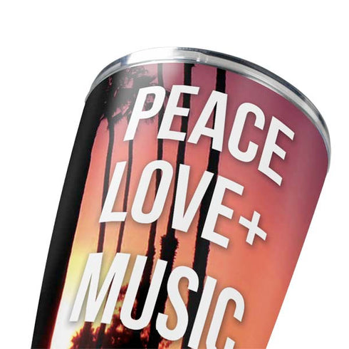 Peace Love And Music Yeti 20oz Tumbler Skin