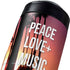 Peace Love And Music Yeti Colster Can Insulator Skin