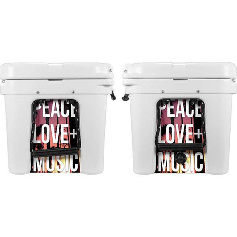 Peace Love And Music YETI Tundra 35 Hard Cooler Skin