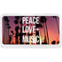 Peace Love And Music YETI Tundra 75 Hard Cooler Skin