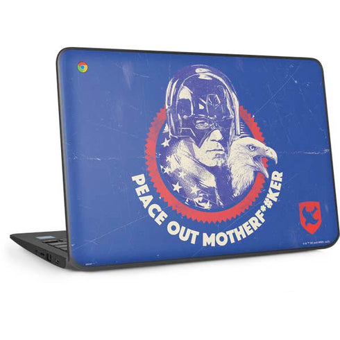 DC Comics Peacemaker Peace Out HP Chromebook Skin