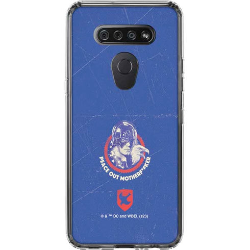 DC Comics Peacemaker Peace Out LG K51/Q51 Clear Case