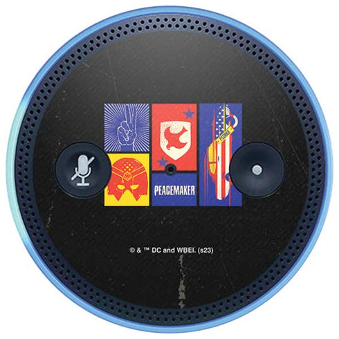 DC Comics Peacemaker Collage Amazon Echo Skin