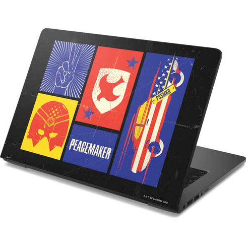 DC Comics Peacemaker Collage Dell Chromebook Skin