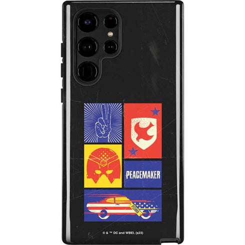 DC Comics Peacemaker Collage Galaxy S24 Ultra Impact Case