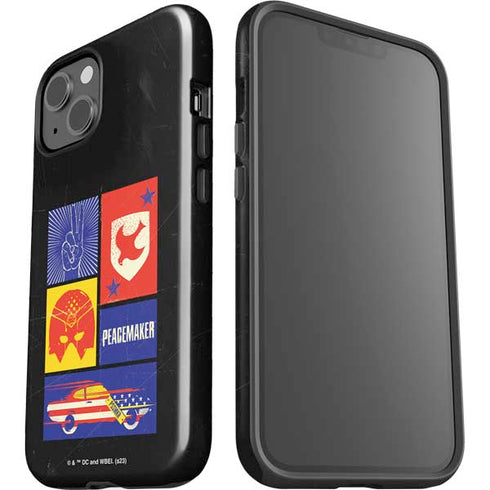 DC Comics Peacemaker Collage iPhone 15 Impact Case