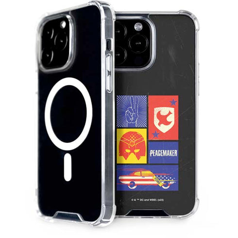 DC Comics Peacemaker Collage iPhone 15 Pro Max MagSafe Case