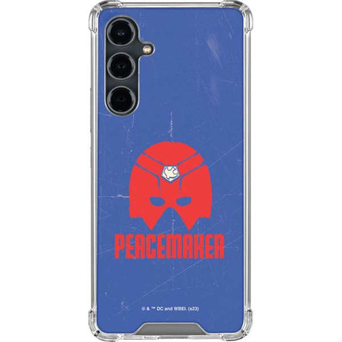 DC Comics Peacemaker Helmet Galaxy S23 FE Clear Case