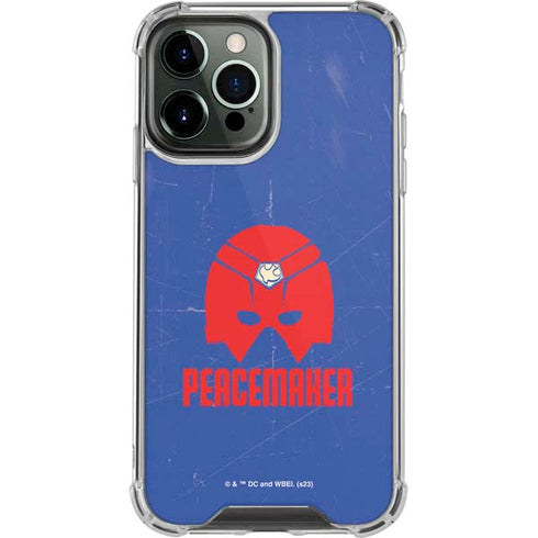 DC Comics Peacemaker Helmet iPhone 15 Pro Max Clear Case