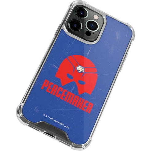 DC Comics Peacemaker Helmet iPhone 15 Pro Max Clear Case