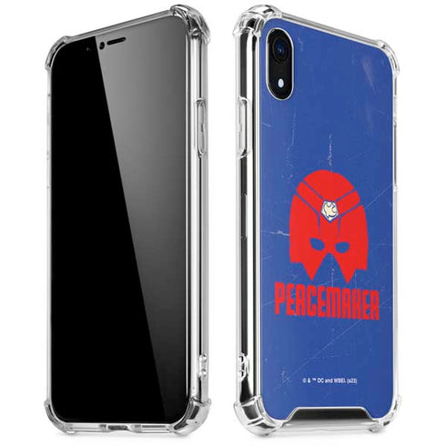DC Comics Peacemaker Helmet iPhone XR Clear Case