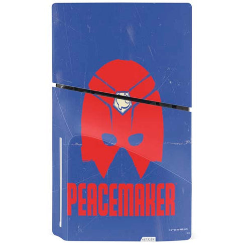 DC Comics Peacemaker Helmet PS5 Slim Disk Console Skin