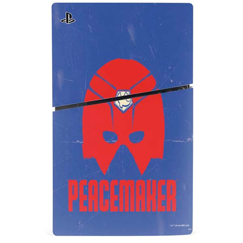 DC Comics Peacemaker Helmet PS5 Slim Digital Edition Console Skin