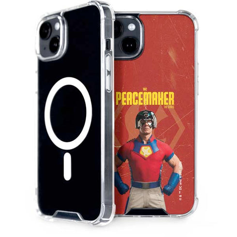DC Comics Peacemaker John Cena iPhone 15 Plus MagSafe Case