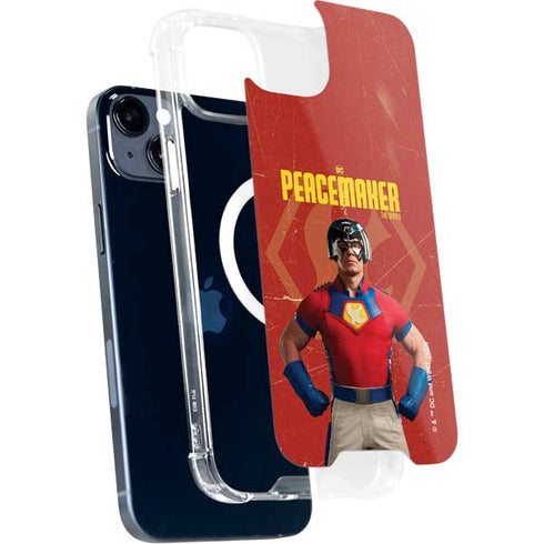 DC Comics Peacemaker John Cena iPhone 15 Plus MagSafe Case
