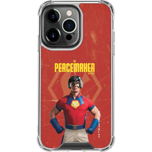 DC Comics Peacemaker John Cena iPhone 15 Pro Clear Case