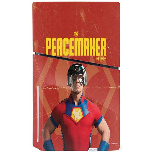 DC Comics Peacemaker John Cena PS5 Slim Disk Console Skin