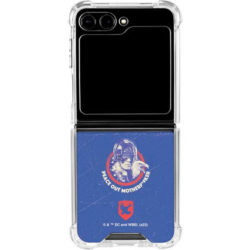DC Comics Peacemaker Peace Out Galaxy Z Flip5 5G Clear Case
