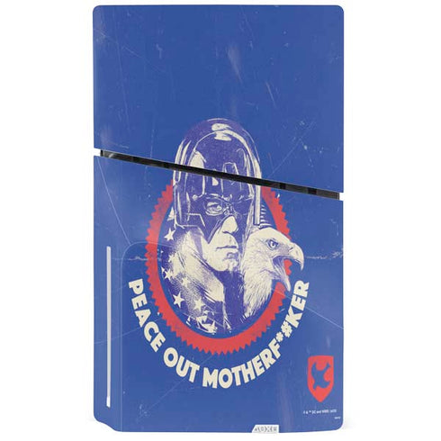 DC Comics Peacemaker Peace Out PS5 Slim Disk Console Skin