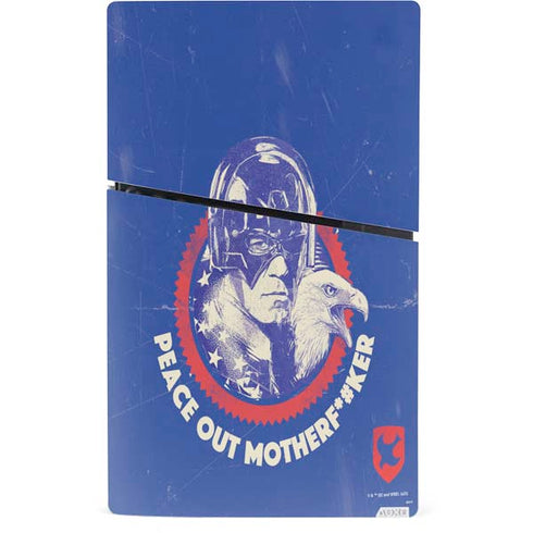 DC Comics Peacemaker Peace Out PS5 Slim Digital Edition Bundle Skin