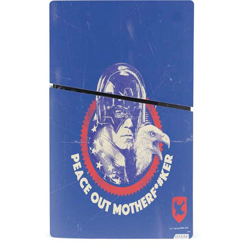 DC Comics Peacemaker Peace Out PS5 Slim Digital Edition Console Skin