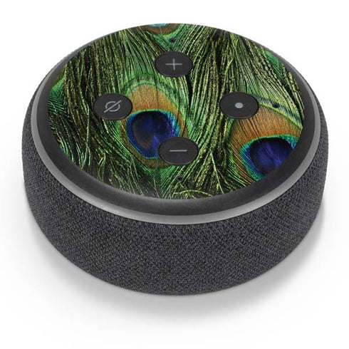 Peacock Animal Print Amazon Echo Dot Skin