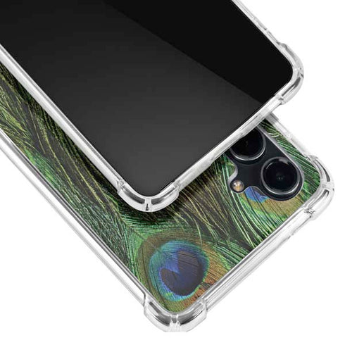 Peacock Galaxy S23 FE Clear Case