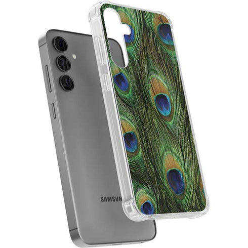 Peacock Galaxy S24 Plus Clear Case