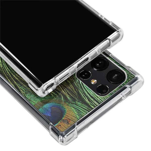 Peacock Galaxy S24 Ultra Clear Case