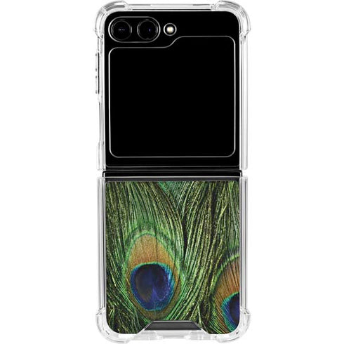 Peacock Galaxy Z Flip5 5G Clear Case