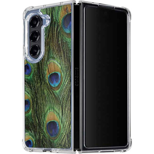 Peacock Galaxy Z Fold5 5G Clear Case