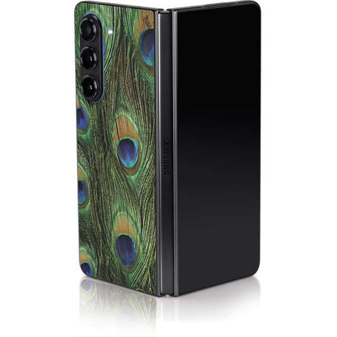 Peacock Galaxy Z Fold5 5G Skin