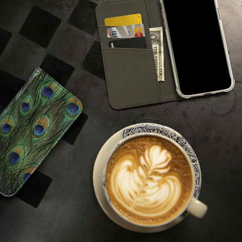 Peacock iPhone 15 Pro Max Folio Case