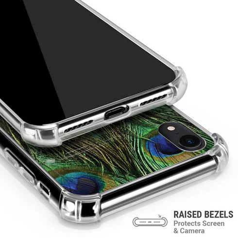 Peacock iPhone XR Clear Case