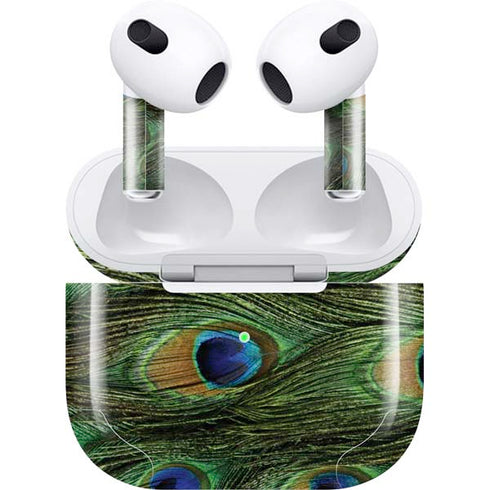 Peacock Animal Print Apple AirPods (3rd Gen 2021) Skin