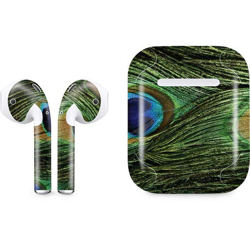 Peacock Animal Print Apple AirPods Skin