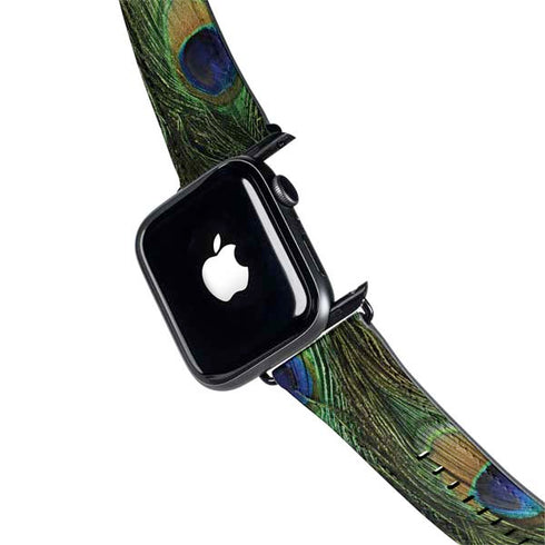 Peacock Animal Print Apple Watch Band 38-40mm