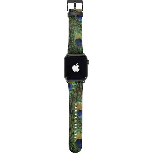 Peacock Animal Print Apple Watch Band 38-40mm