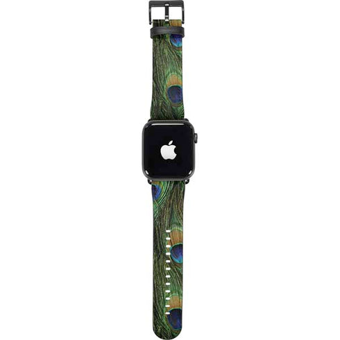 Peacock Animal Print Apple Watch Band 42-44mm