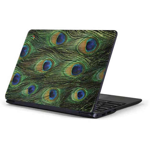 Peacock Animal Print Samsung Chromebook Skin