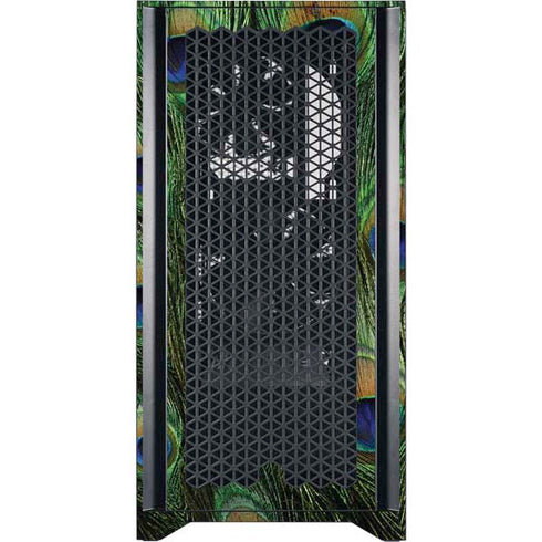 Peacock Animal Print Corsair 4000D Tempered Glass Mid-Tower ATX Case Skin