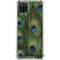 Peacock Animal Print Galaxy A12 Clear Case