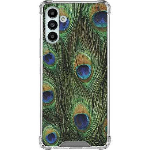 Peacock Animal Print Galaxy A13 5G Clear Case